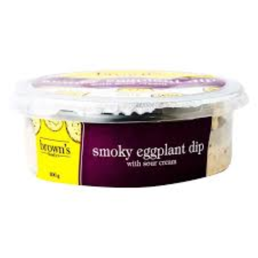 BROWNS SMOKY EGGPLANT DIP 250G